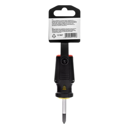 Отвертка, PH2х38 мм, S2, 3к рукоятка Denzel 121867 купить в Надыме