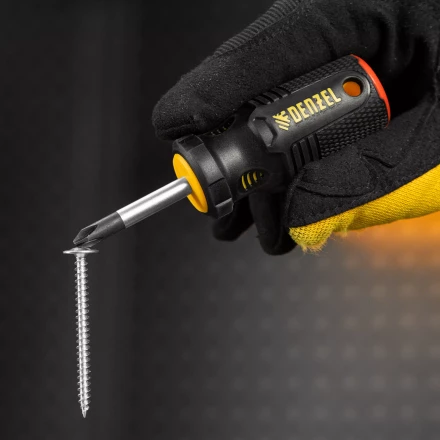 Отвертка, PH2х38 мм, S2, 3к рукоятка Denzel 121867 купить в Надыме