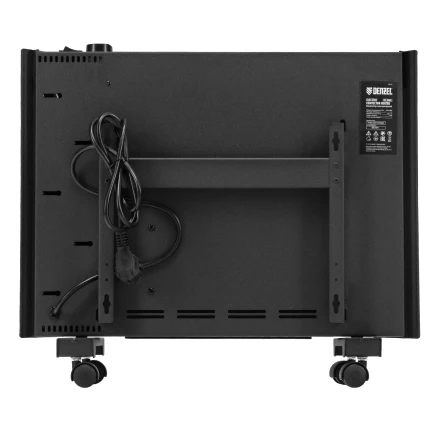 Конвектор электрический Denzel XCE-1000 B, 230 В, 1000 Вт, X-образный нагреватель черный 98127 купить в Надыме
