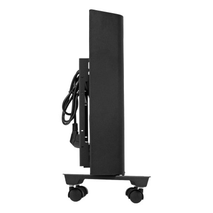 Конвектор электрический Denzel XCE-1000 B, 230 В, 1000 Вт, X-образный нагреватель черный 98127 купить в Надыме