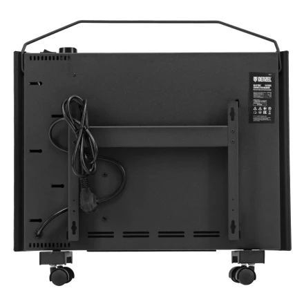 Конвектор электрический Denzel XCE-1000 B, 230 В, 1000 Вт, X-образный нагреватель черный 98127 купить в Надыме