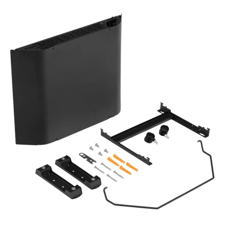 Конвектор электрический Denzel XCE-1000 B, 230 В, 1000 Вт, X-образный нагреватель черный 98127 купить в Надыме