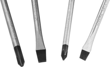 Набор STAYER "MASTER": Отвертки слесарные, двухкомпонентная рукоятка, магнитный наконечник, 4шт 2513-H4_z01 купить в Надыме