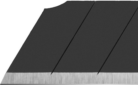 Лезвия OLFA сегментированные BLACK MAX, 9х80х0,38мм, 13 сегментов, 50шт OL-ABB-50B купить в Надыме