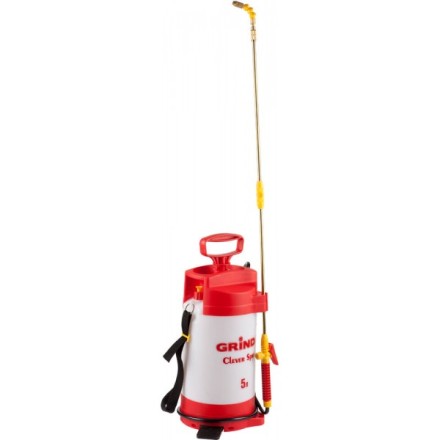 Опрыскиватель GRINDA садовый &quot;Clever Spray&quot;,5 л, с латунным  телескоп. удлинителем и упорами для ног 8-425155_z01 купить в Надыме