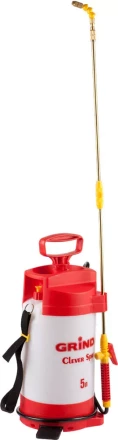 Опрыскиватель GRINDA садовый "Clever Spray",5 л, с латунным  телескоп. удлинителем и упорами для ног 8-425155_z01 купить в Надыме