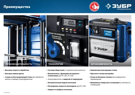 Станок рейсмусовый 2 скорости РС-330 серия ПРОФЕССИОНАЛ купить в Надыме