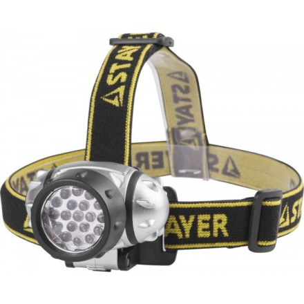 Фонарь STAYER &quot;STANDARD&quot; налобный светодиодный, 19LED, 4 режима, 3ААА 56570 купить в Надыме