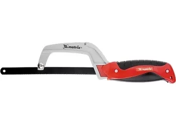 Ножовка по металлу, 250 мм, обрезиненная рукоятка MATRIX 775605 купить в Надыме