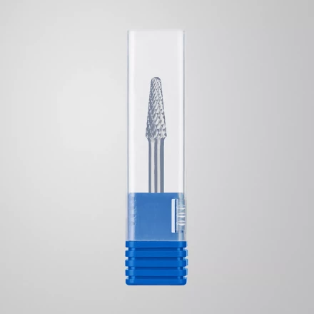 Зубр Твердосплавная борфреза L - конус с закругленным углом 28°, 8 х 22 мм, радиус 1.4 мм (28810-8-22) купить в Надыме