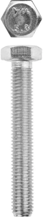 Болт ЗУБР "МАСТЕР" с шестигранной головкой, ГОСТ 7798-70, класс прочности 5.8, оцинкованный, M12x80мм, 5кг 303080-12-080 купить в Надыме