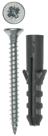 Дюбели ЕВРО с саморезами пакет серия МАСТЕР купить в Надыме