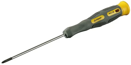 Отвертка STAYER "PRECISION" MAX-GRIP для точн работ, Cr-V, намагн, PH №0x150мм 25826-0-150 G купить в Надыме
