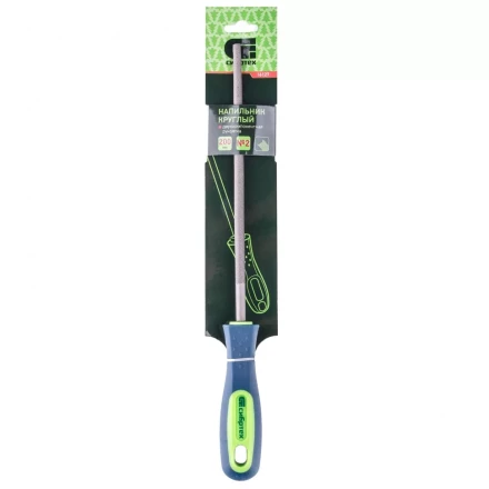 Напильник 200 мм круглый двухкомпонентная рукоятка №2 Сибртех 16127 купить в Надыме