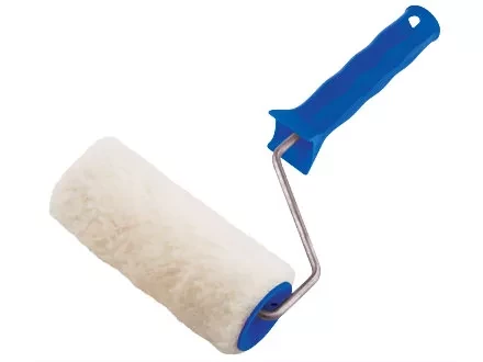 Валик из натурального меха с ручкой 150 мм ворс 12 мм D - 48 мм  СИБРТЕХ 80122 купить в Надыме