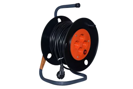 Удлинитель электрический силовой катушка 50м 4 роз ЭНКОР 1/2 69604 купить в Надыме