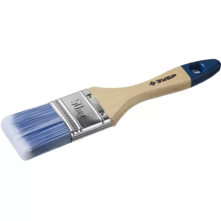 Кисть плоская  ЗУБР "АКВА-МАСТЕР", искусственная щетина, деревянная ручка, 50мм 4-01007-050 купить в Надыме