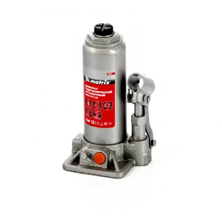 Домкрат гидравлический бутылочный 4 т в пластиковом кейсе Matrix 50775 купить в Надыме