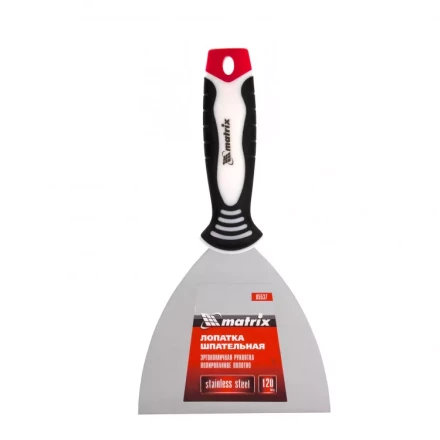 Шпательная лопатка из нержавеющей стали 120 мм трехкомпонентная ручка Matrix 85537 купить в Надыме