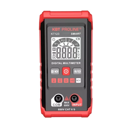 Мультиметр цифровой компактный КВТ SMART KT 123 с автоматическим выбором режимов и пределов измерений (88550) купить в Надыме