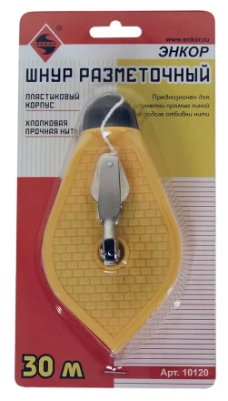 Шнур разметочный пластиковый корпус 30 м 10120 купить в Надыме