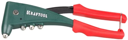 Заклепочник с усиленным литым корпусом, KRAFTOOL "NX-5 31173, для заклёпок d=2,4-4,8 мм - алюминий и сталь, d=2,4-4,0 - нерж сталь 31173 купить в Надыме