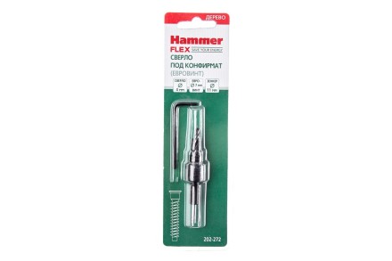 Сверло по дереву HAMMER Ф4х70мм (202-272 DR WD DBL FLUTE ) купить в Надыме