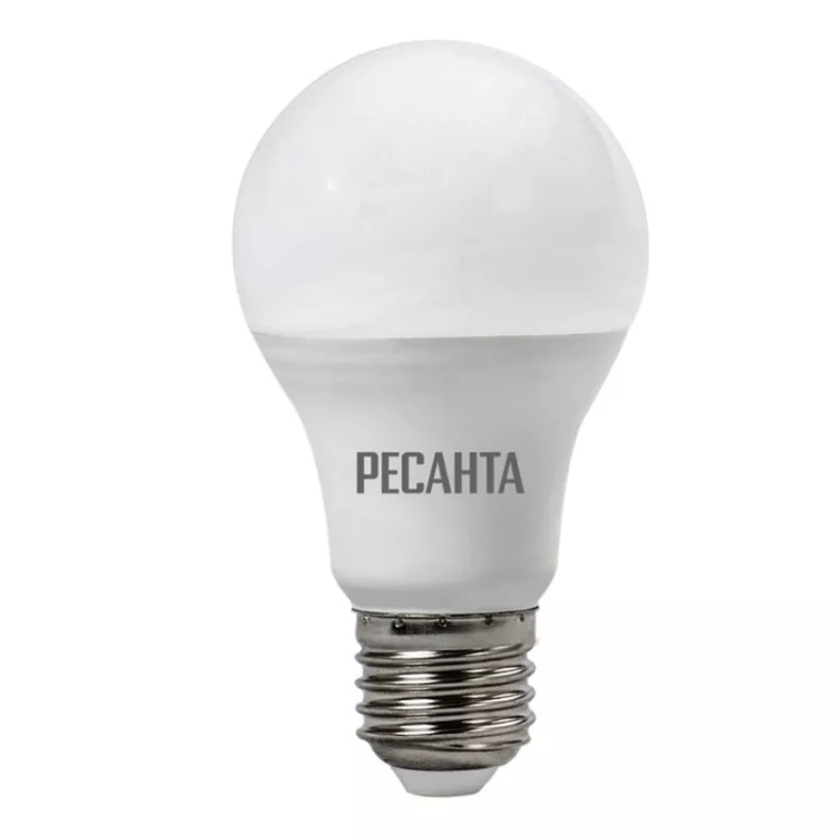 Лампа светодиодная РЕСАНТА LL-R-A60-11W-230-4K-E27 76/1/16 купить в Надыме