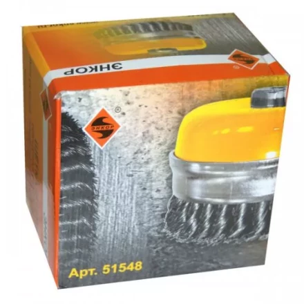 Щетка для УШМ чашечная М14/125 мм, ст.витая 1/20 51548 купить в Надыме