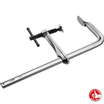 ЗУБР КС-300/120, F, 300 х 120 мм, цельнокованая струбцина F, Профессионал (32157-120-300) купить в Надыме