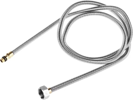 Подводка ЗУБР "ЭКСПЕРТ" сильфонная из нержавеющей стали, для смесителя, укороченная, г/ш (гайка-штуцер), 1/2", 1,5м 51012-150 купить в Надыме