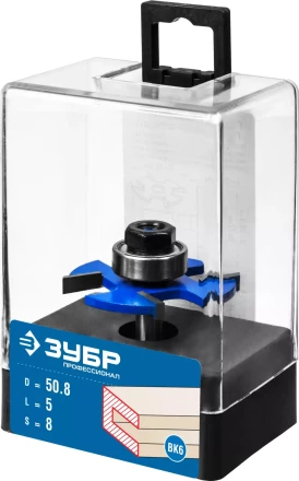 ЗУБР 50.8 x 5 мм, хвостовик 8 мм, фреза горизонтально-пазовая, Профессионал (28757-50.8-5) купить в Надыме