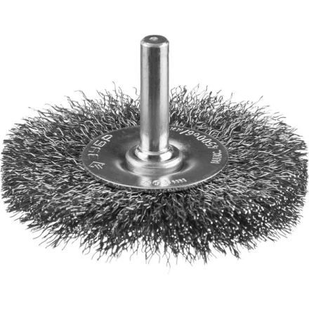 ЗУБР "ПРОФЕССИОНАЛ". Щетка дисковая для дрели, витая стальная проволока 0,3мм, 63мм 35198-063_z02 купить в Надыме