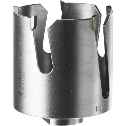 Коронка ЗУБР "ПРОФИ" "ПРОУНИВЕРСАЛ", твердосплав резцы, бетон, кирпич, керам, цв мет, гипсокарт, пласт, дерево, d=68мм 29514-68 купить в Надыме