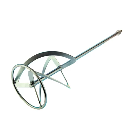 Насадка для миксера, для тяжелых растворов Сибртех, 160 х 590 мм, оцинкованная, хвостовик резьба М14, 848967 купить в Надыме