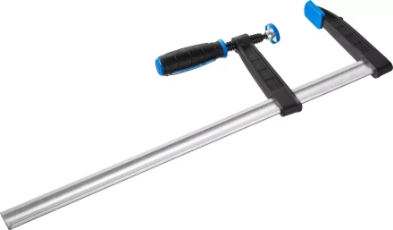Струбцина ЗУБР "ПРОФЕССИОНАЛ", тип "F", двухкомпонентная ручка, стальная закаленная рейка, 120х500мм 32155-120-500 купить в Надыме