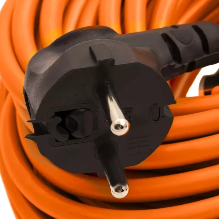 Удлинитель-шнур силовой 30 м Сибртех 95833, 16А, тип УХ16, ПВС, усиленный, 1 розетка без заземления купить в Надыме