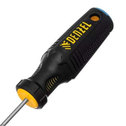 Отвертка, SL3х75 мм, S2, 3к рукоятка Denzel 121887 купить в Надыме