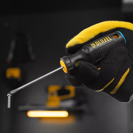 Отвертка, SL3х75 мм, S2, 3к рукоятка Denzel 121887 купить в Надыме