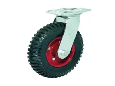 Колесо литое резиновое 200 мм PS200 с протектором и кронштейном 1031468 купить в Надыме