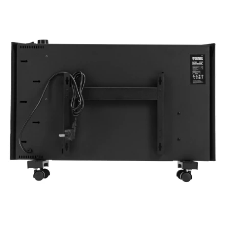 Конвектор электрический Denzel XCE-1500 B, 230 В, 1500 Вт, X-образный нагреватель черный 98128 купить в Надыме