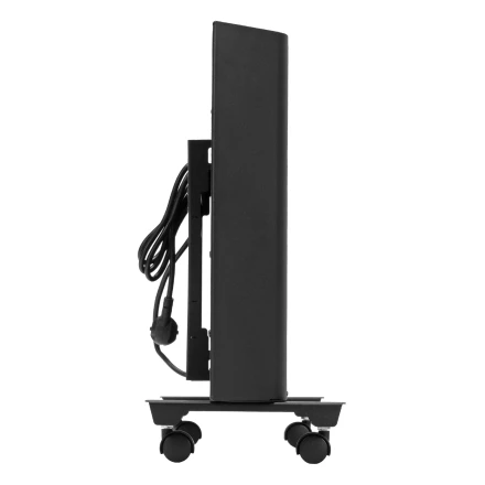 Конвектор электрический Denzel XCE-1500 B, 230 В, 1500 Вт, X-образный нагреватель черный 98128 купить в Надыме