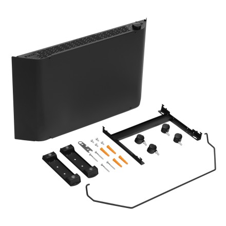 Конвектор электрический Denzel XCE-1500 B, 230 В, 1500 Вт, X-образный нагреватель черный 98128 купить в Надыме