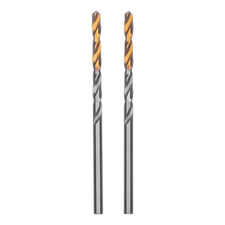 Сверло спиральное по металлу 3,2 x 65 мм, Р6М5, Golden Tip , 2шт. Denzel 718226 купить в Надыме