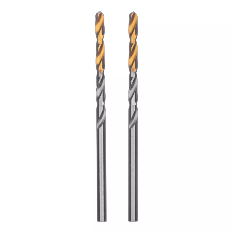 Сверло спиральное по металлу 3,2 x 65 мм, Р6М5, Golden Tip , 2шт. Denzel 718226 купить в Надыме