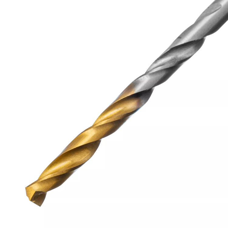 Сверло спиральное по металлу 3,2 x 65 мм, Р6М5, Golden Tip , 2шт. Denzel 718226 купить в Надыме