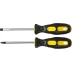 Набор STAYER "MASTER": Отвертки слесарные, двухкомпонентная рукоятка, магнитный наконечник, 2 / 6мм - 100мм, 2шт 2513-H2_z01 купить в Надыме