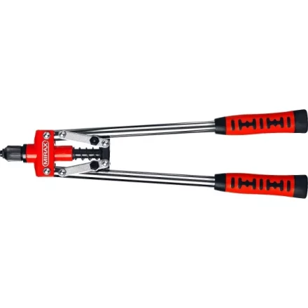 Заклепочник двуручный, DEXX 31034, заклёпки из Al и стали, регулят усил вытяг, d=2,4/3,2/4,8мм 31034 купить в Надыме