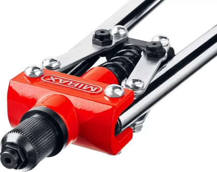 Заклепочник двуручный, DEXX 31034, заклёпки из Al и стали, регулят усил вытяг, d=2,4/3,2/4,8мм 31034 купить в Надыме