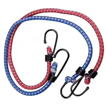 Шнур ЗУБР крепежный резиновый, со стальными крюками, 80см, 2шт 4-40507-080 купить в Надыме